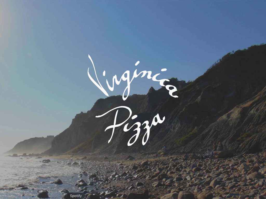 Virginica Pizza homepage screenshot